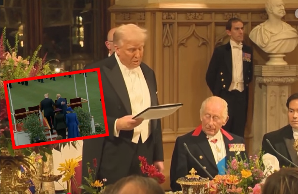 Tak się nie robi! Co za wpadka Trumpa na spotkaniu z królem, kamery wszystko uchwyciły [WIDEO]