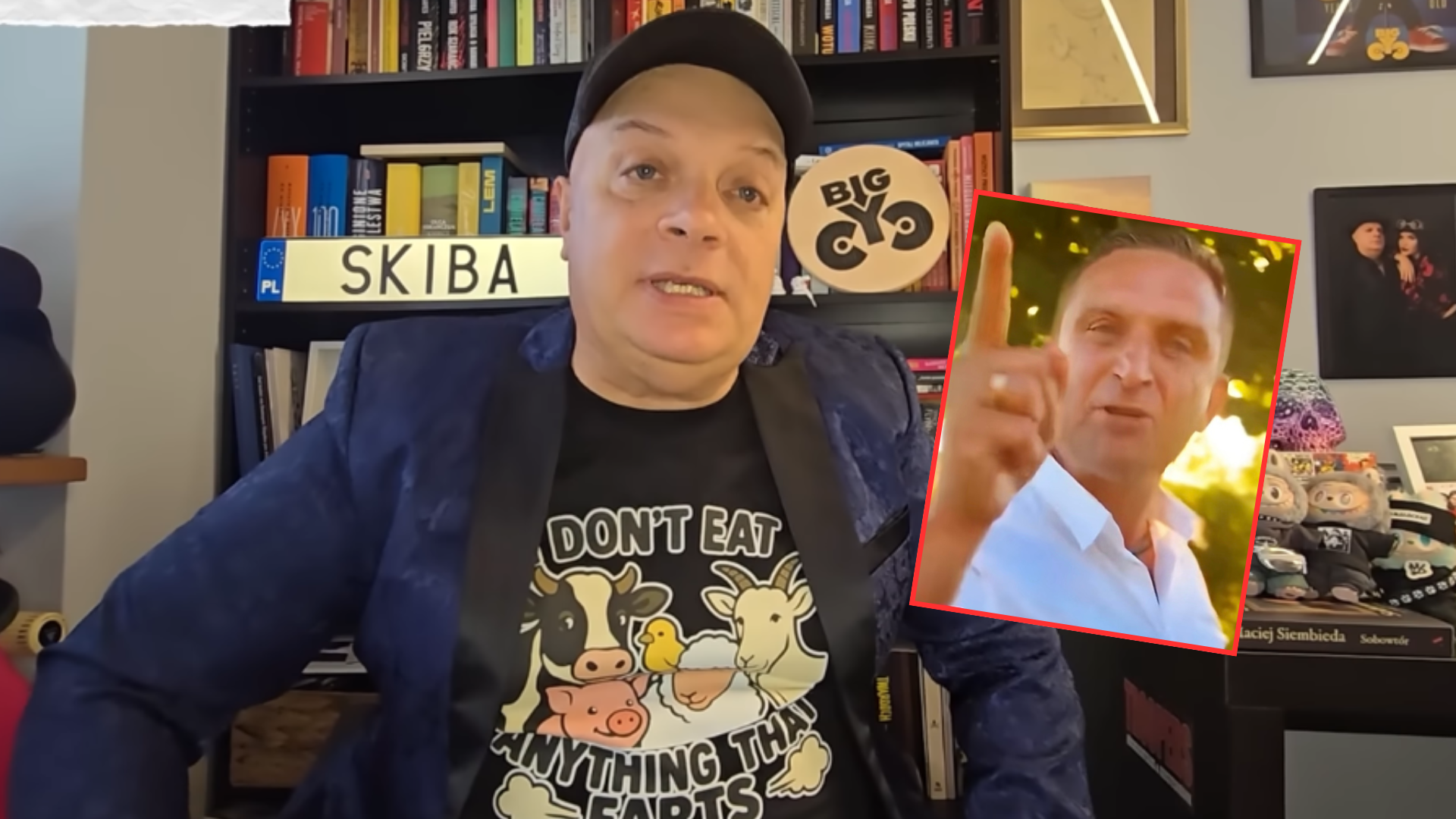 Trafiony, zatopiony! Skiba zmiażdżył Bąkiewicza, TEN wpis to festiwal kpin. "Przerzucił się na ogrodnictwo"
