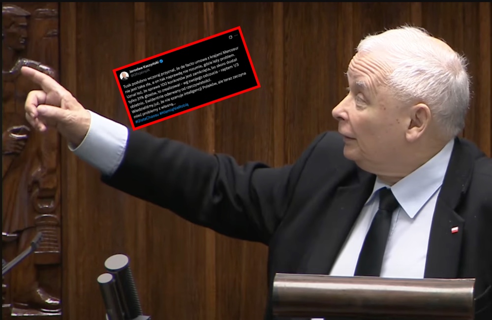 Była 12:19, gdy Kaczyński zagrzmiał w sieci. Wszystko przez wystąpienie Donalda Tuska. „Ewidentnie oderwany”