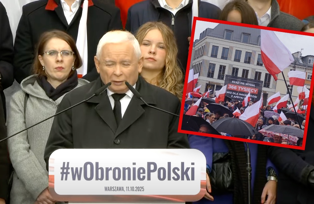 Przyszli na manifestację PiS i pokazali TEN transparent. A potem w sieci pojawiły się mocne wpisy. „Dość hipokryzji”