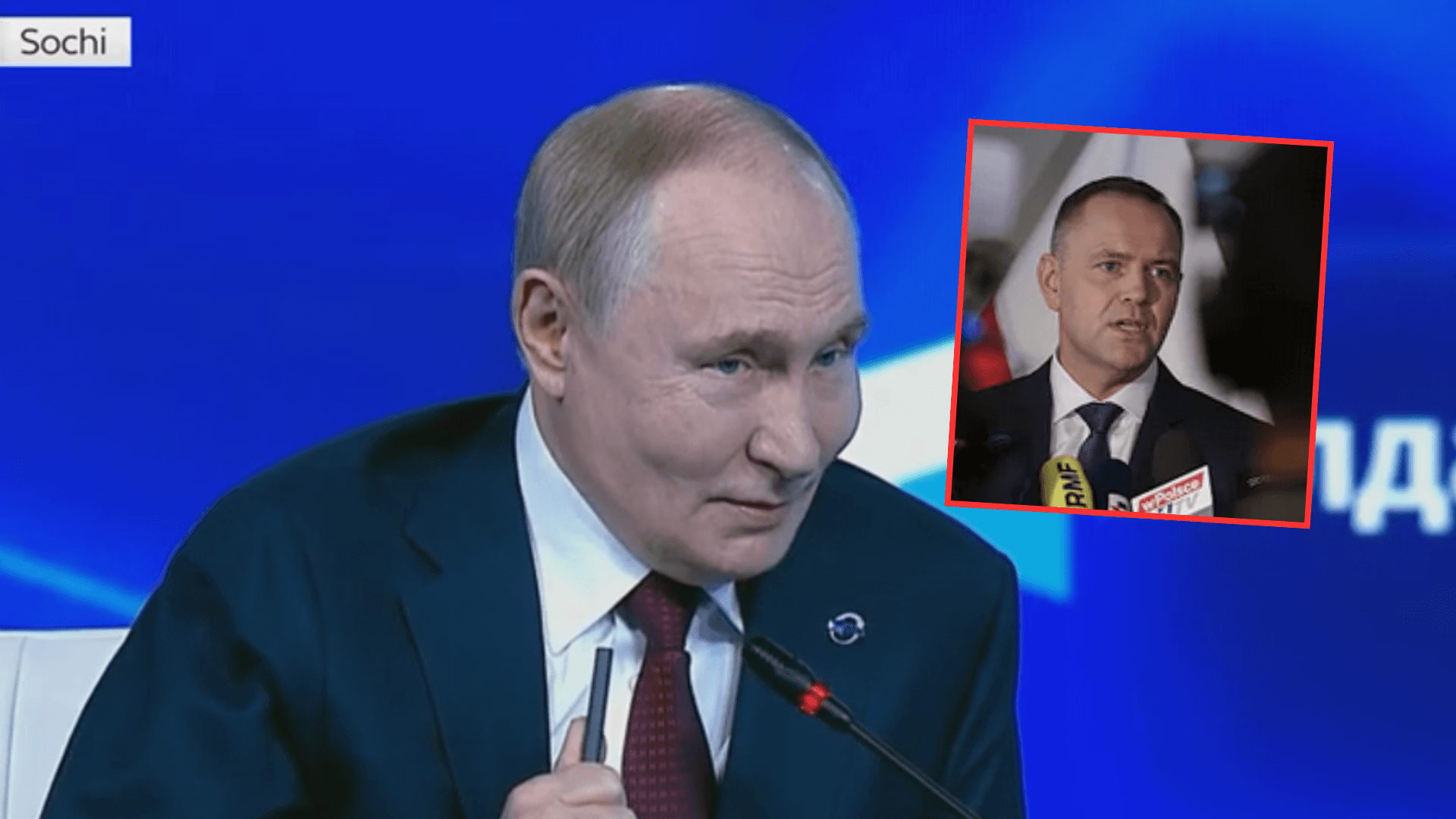 Putin się cieszy, Nawrocki i Miller „gwiazdami” rosyjskiej TV. „Nie jest tanią dziw*ą”