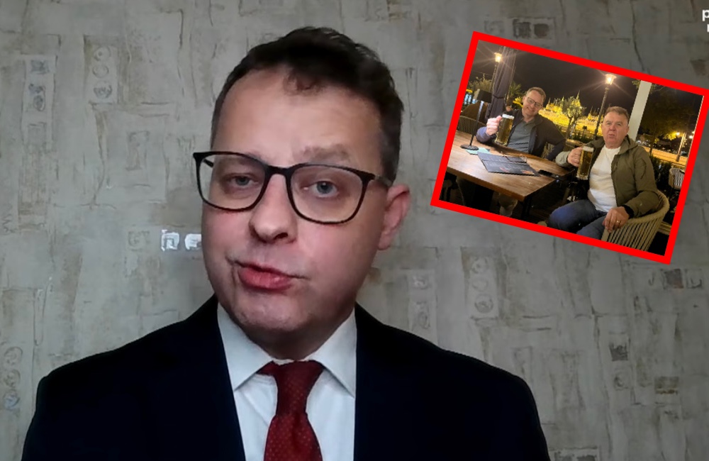 Burmistrz wyskoczył na piwko z Romanowskim, teraz gęsto się tłumaczy. „Wszystko on fundował”