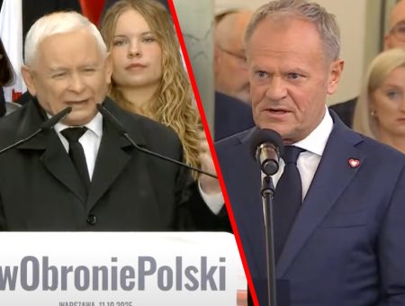 Tusk Kaczyński PiS 