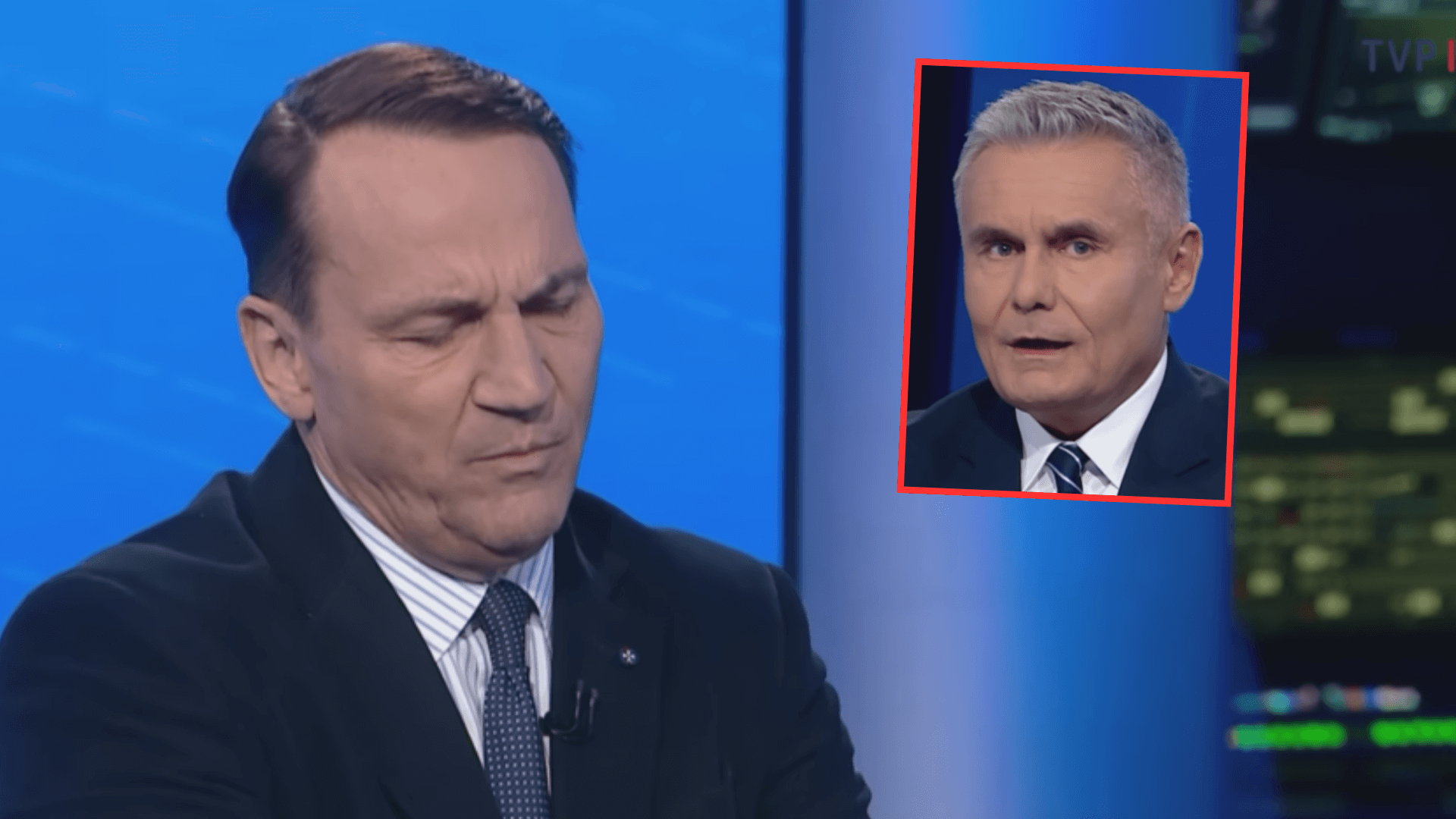 Ale wpadka w TVP Info, mina ministra Sikorskiego mówi wszystko! „O, to dla mnie coś nowego”