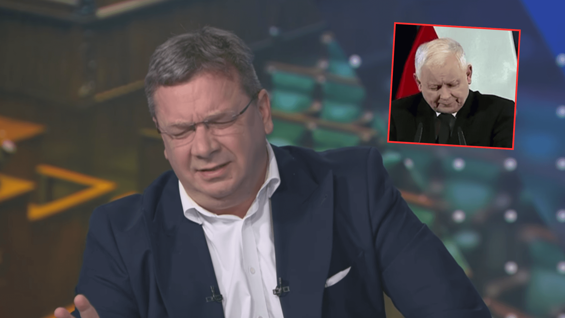 Dramat Wójcika! Poszedł do TVN24, rozgadał się i… ośmieszył Kaczyńskiego. „Co pan opowiada?”