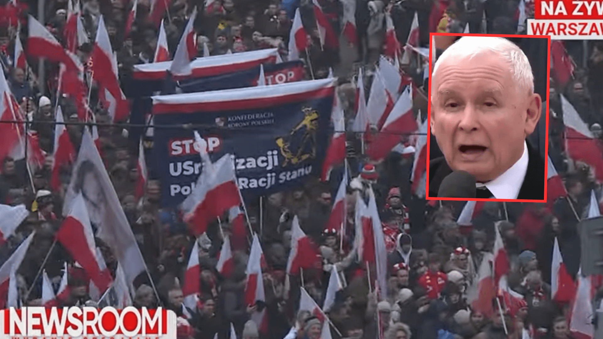 Dla prezesa to policzek! Kaczyński wybiera się na marsz, ale mikrofonu mu nie dadzą. "Lista przemawiających jest gotowa"