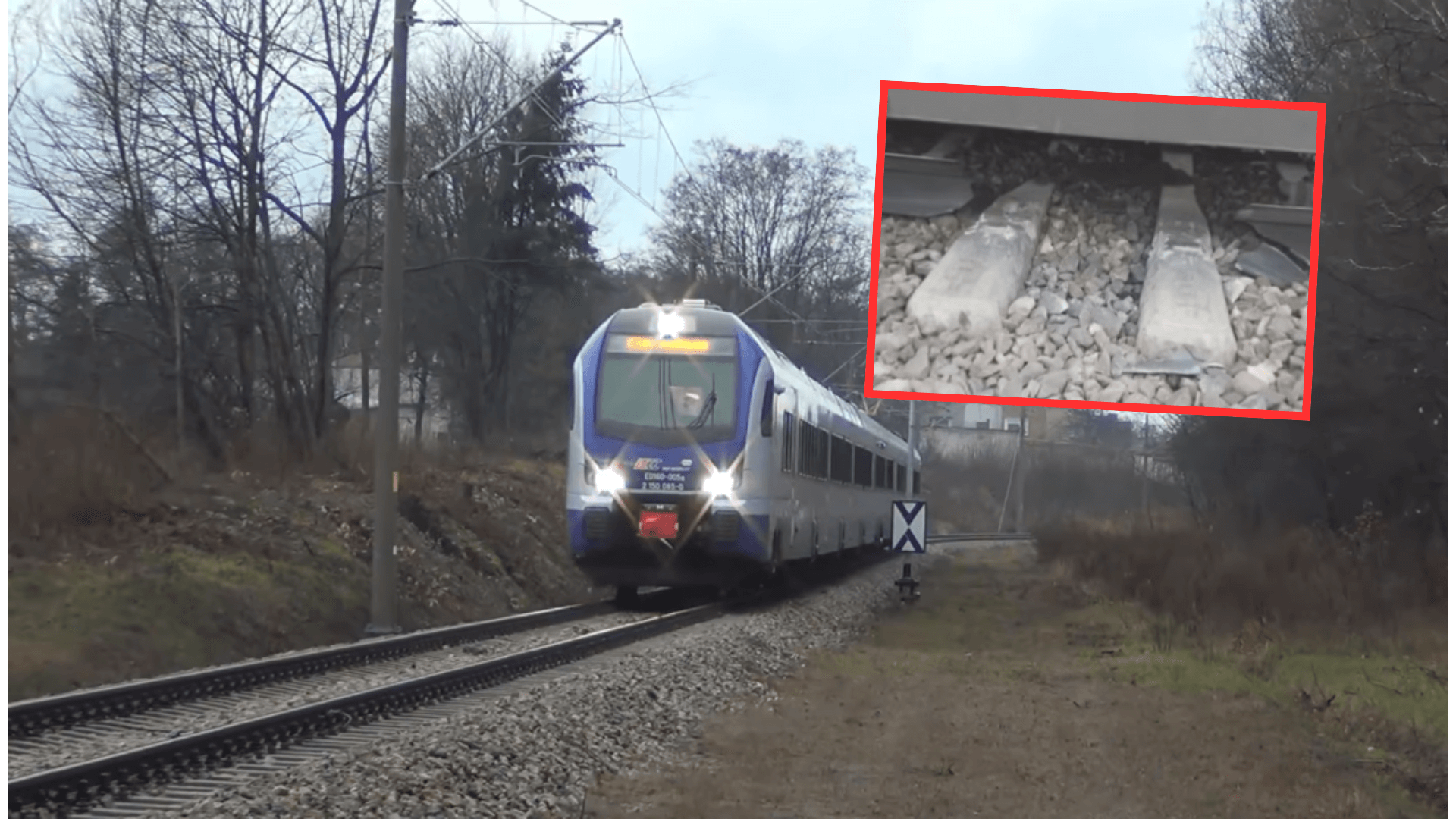 O włos od tragedii, maszynista o wszystkim opowiedział. „Około 7.20 zauważyłem przeszkodę”