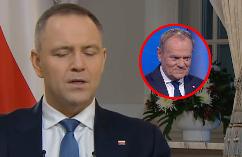 Nawrocki wylewa żale w TV Republika. Obraził się na Tuska i żąda przeprosin! „Czy tak się zachowuje…”