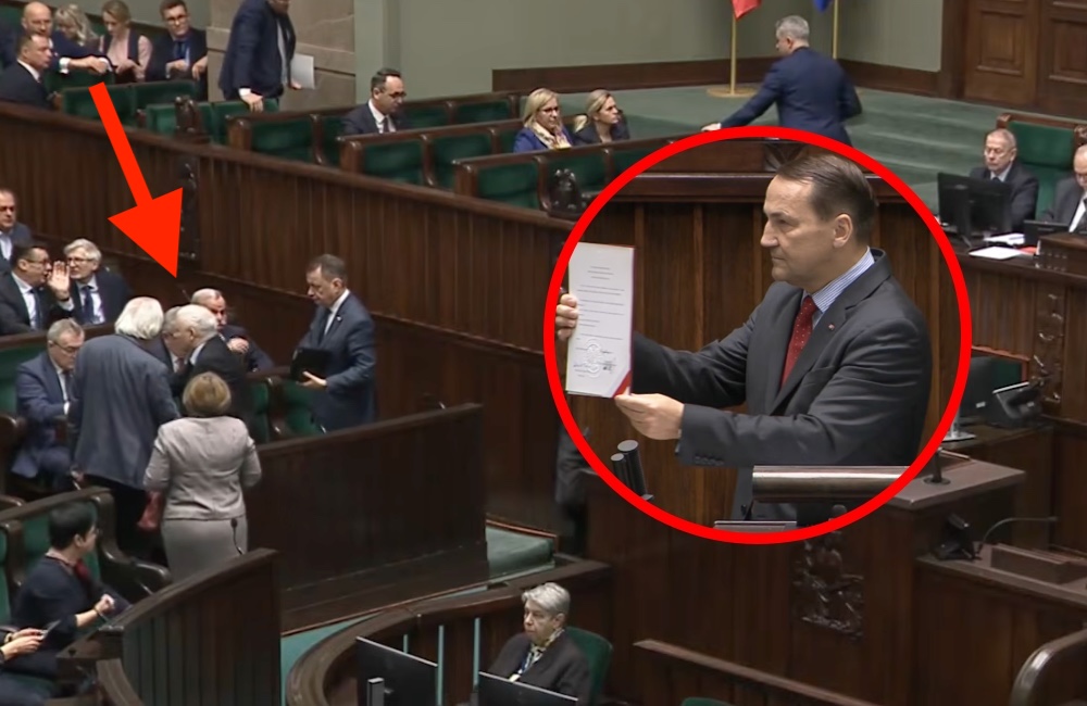 Sikorski przemawiał, Kaczyński nie chciał TEGO słuchać! Zerwał się z miejsca i opuścił salę. „Nie ma odwagi”