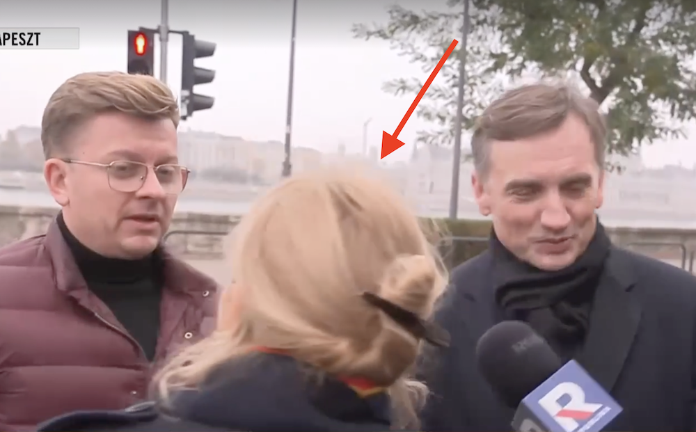 Sceny w Budapeszcie! Żona Ziobry wkroczyła do akcji, nie spodobały się jej TE pytania do męża. „Nie ukrywa się”