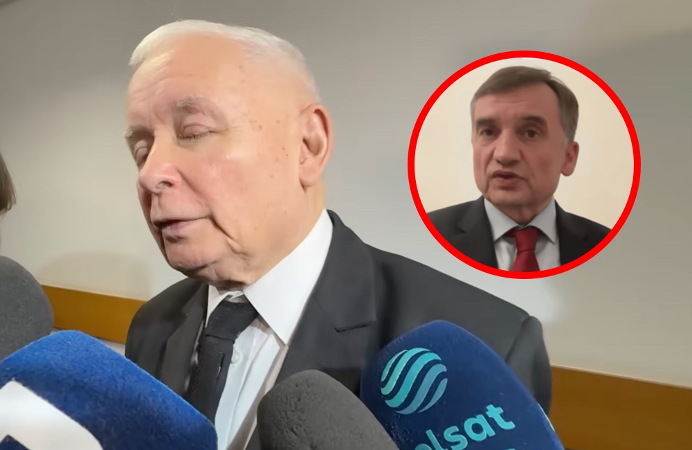 Kaczyński usłyszał pytanie i… TE słowa prezesa do sygnał dla Zbigniewa Ziobry? „Gdybym ja usłyszał…”