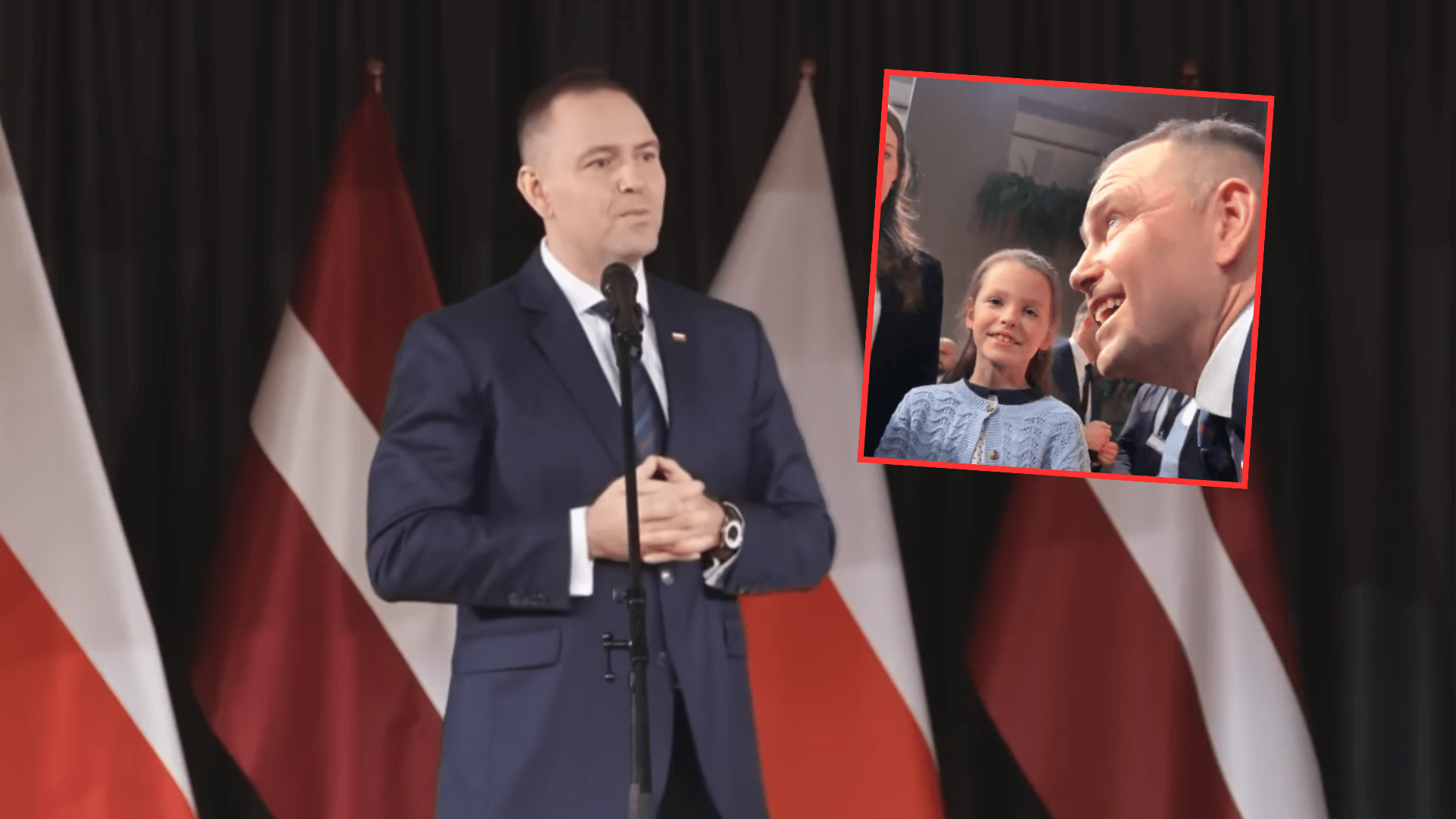 Dziewczynka nagle podeszła do Nawrockiego, prezydent nie mógł się nadziwić. "Dzieci słuchają teraz..."