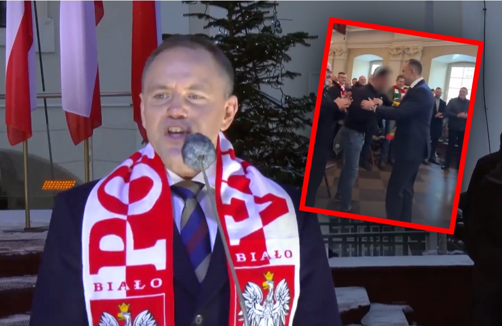 Szok! Nawrocki przybył na Jasną Górę i… wyściskał szefa gangu. TAK tłumaczą to w Pałacu. „Kurtuazyjne”