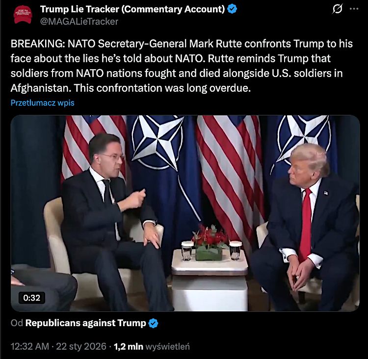 Donald Trump/Mark Rutte