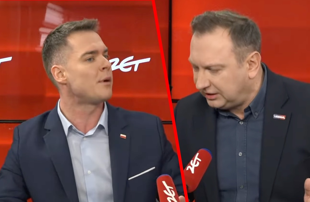 Zrobiło się nerwowo! Ostre starcie przed kamerami, wszystko przez… Nawrockiego i kibiców. „Niech pan przeprosi!”