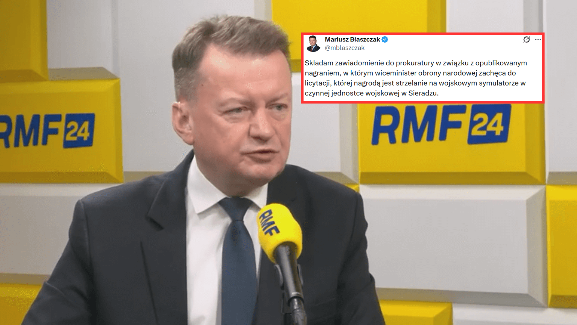 Błaszczak biegnie do prokuratury skarżyć na… aukcję WOŚP. Ostra reakcja wiceministra. „Stracił kontakt z rzeczywistością”