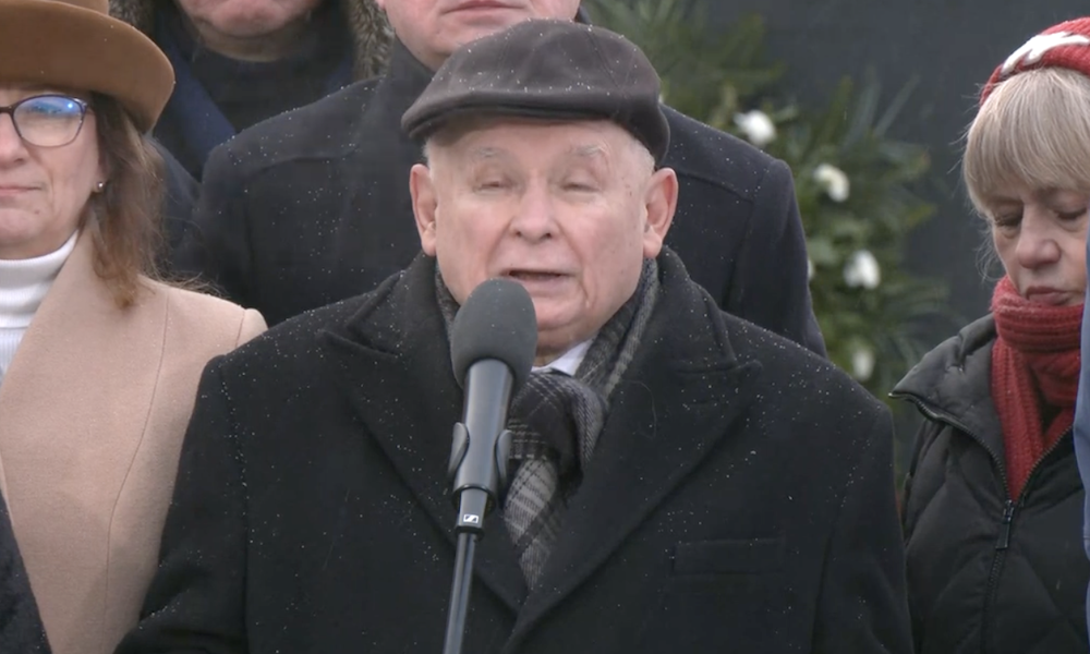 Kaczyński na miesięcznicy
