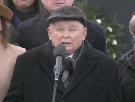 Kaczyński na miesięcznicy 