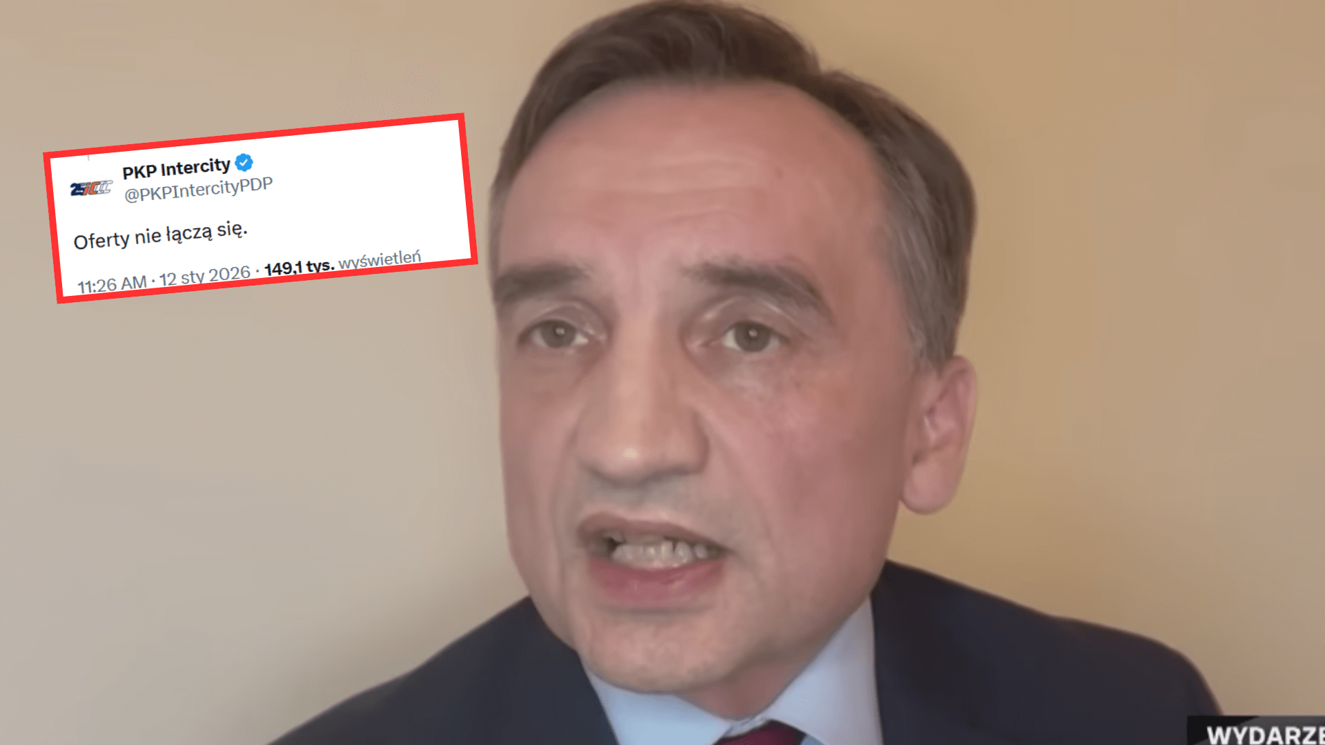 To jest hit! TEN wpis PKP zrobił furorę w sieci, w tle… azyl Ziobry. „Oferty się nie łączą”