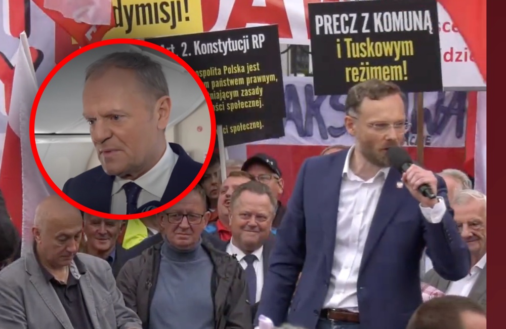 O TYM Bogucki już zapomniał? Teraz krytykuje Tuska za ostrą wypowiedź, wcześniej sam wyśpiewywał obraźliwą rymowankę o premierze