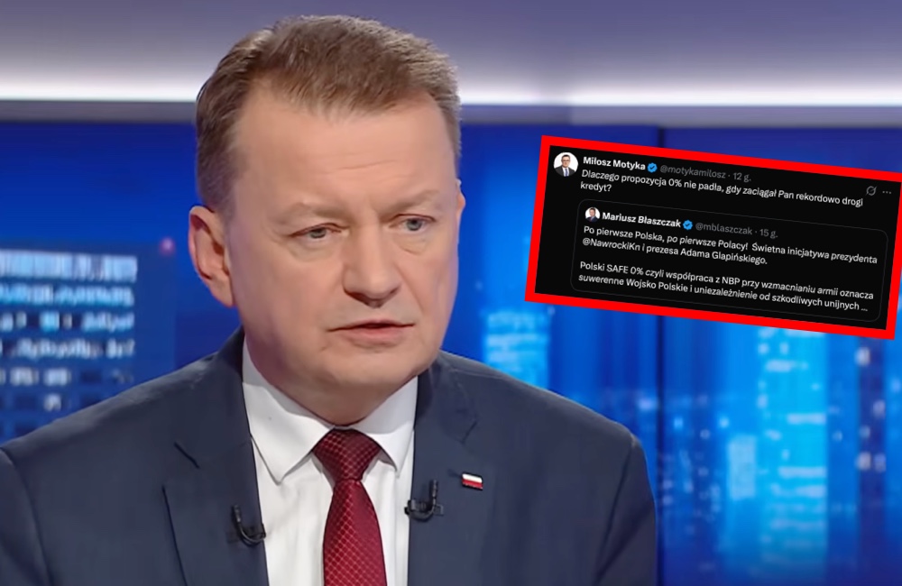 Błaszczak wychwalał plan Nawrockiego. Nagle przyszła TA riposta ministra i zapadła cisza! „Dlaczego propozycja…”