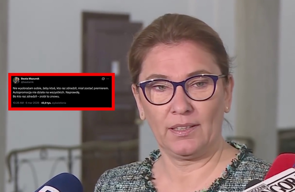Kogo miała na myśli?! Beata Mazurek opublikowała tajemniczy post, w PiS złapali się za głowy. „Kto raz zdradził…”