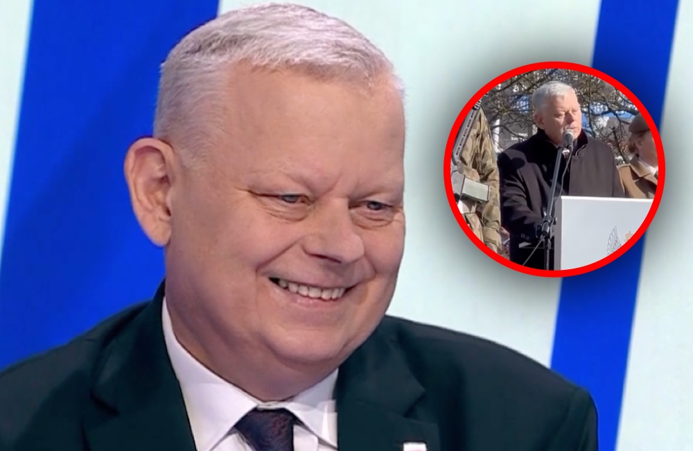 Suski w amoku, wszystko się nagrało! Wparował na mównicę i obraził oficera. „Haniebne” [WIDEO]