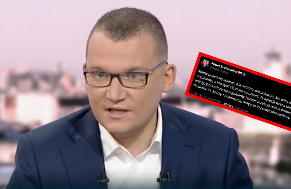 Żale i groźby! Kuriozalny wpis Szefernakera, internauci błyskawicznie go skontrowali. „Bardzo proszę odpowiedzieć”