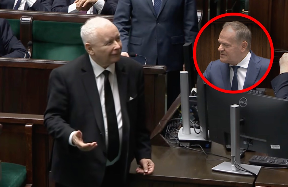 Po TYCH słowach Tuska prezes zerwał się z miejsca i wparował na mównicę. Wtedy do akcji wkroczył Czarzasty. „Przepraszam pana…”