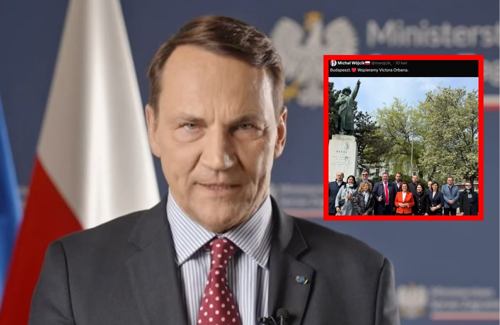 Wójcik pochwalił się TĄ fotką z Budapesztu. Sikorski zobaczył i… Co za szpileczka! „Ku pamięci”