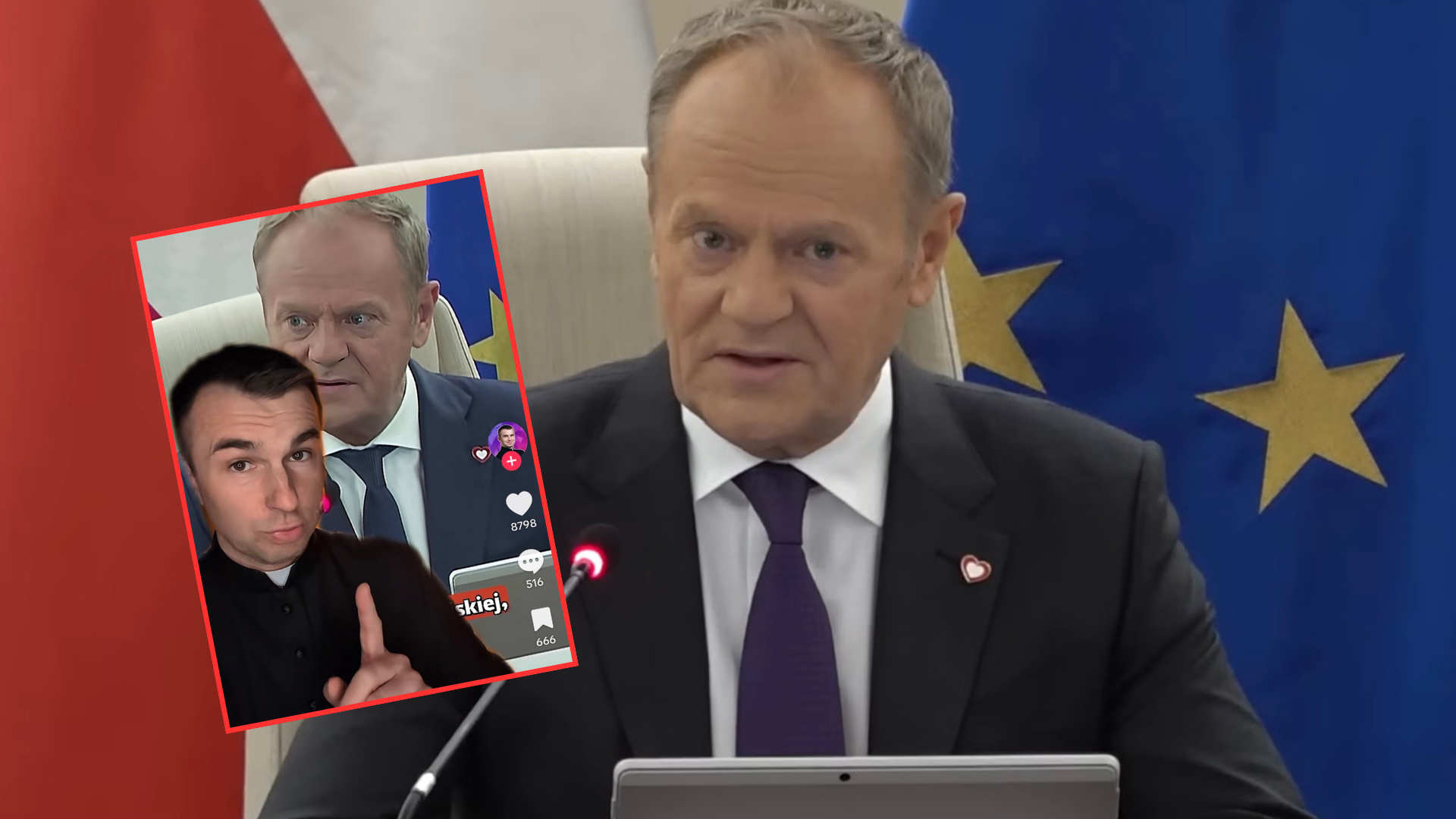Znany ksiądz poucza premiera Tuska, nagranie niesie się po sieci. „Pismo Święte stwierdza, że…”