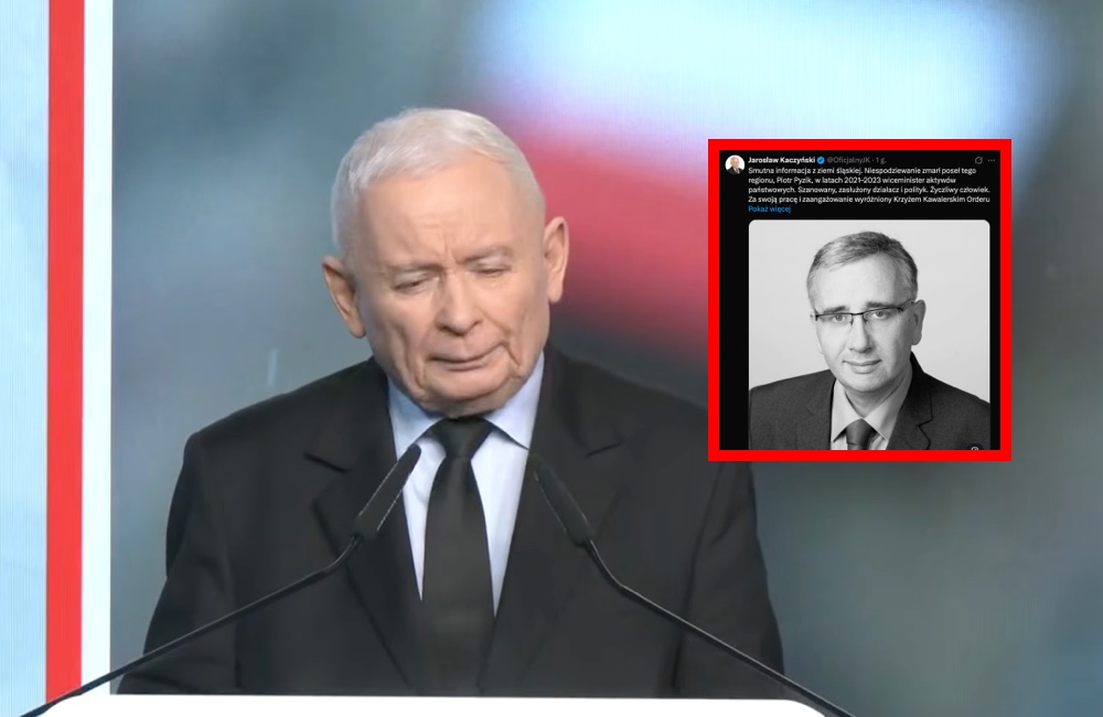 Była 16:45, gdy Kaczyński przekazał smutne wieści. Tak prezes pożegnał zmarłego polityka PiS. „Niespodziewanie”