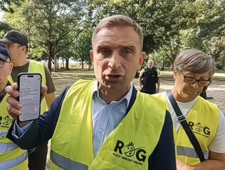 komunikat policji ws. Bąkiewicza 