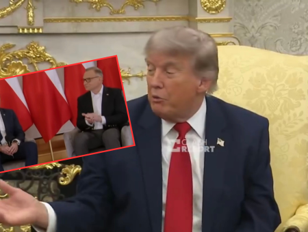 Trump o Nawrockim 