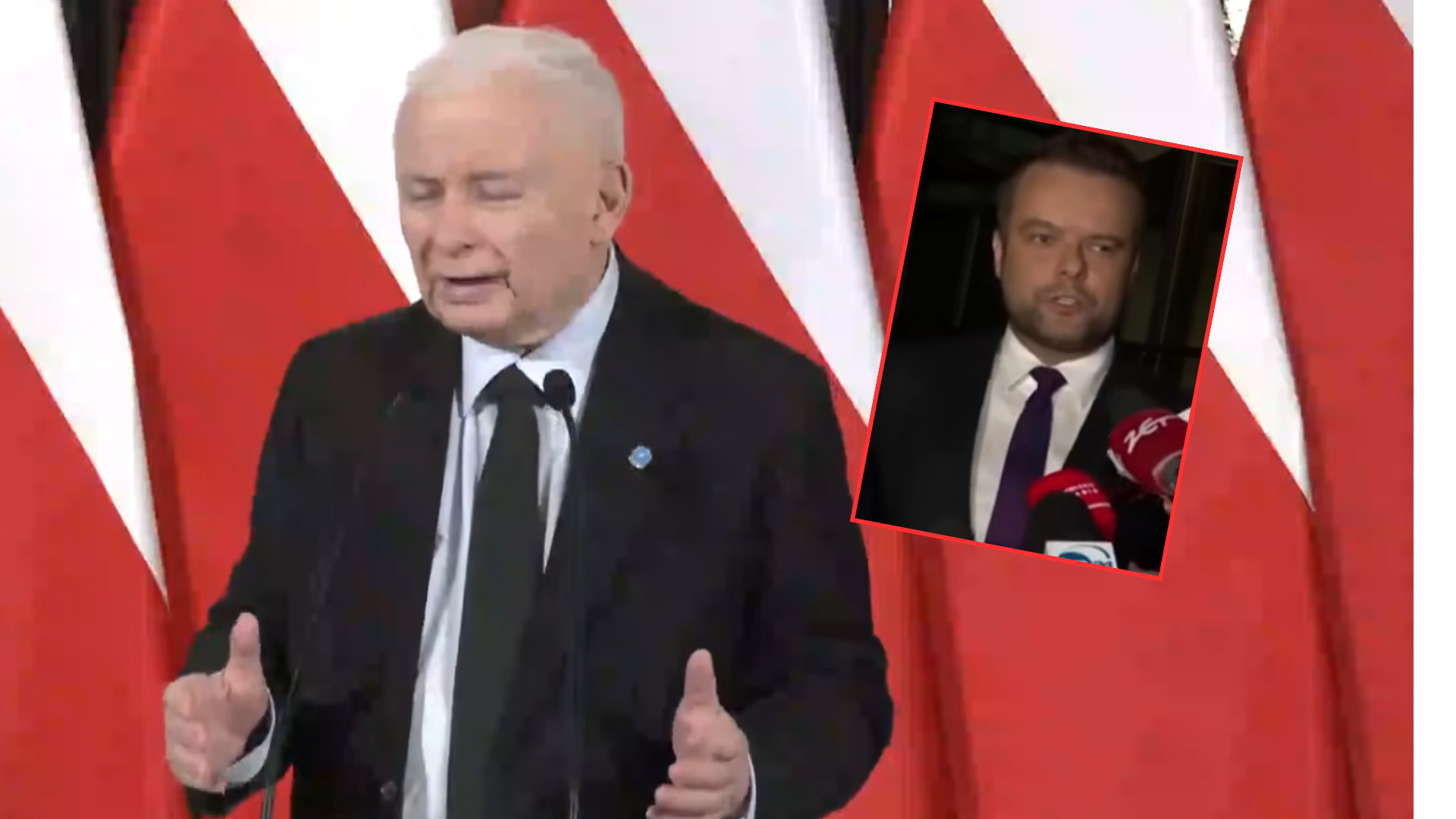 Bochenek wściekł się na pytanie o leczenie Kaczyńskiego