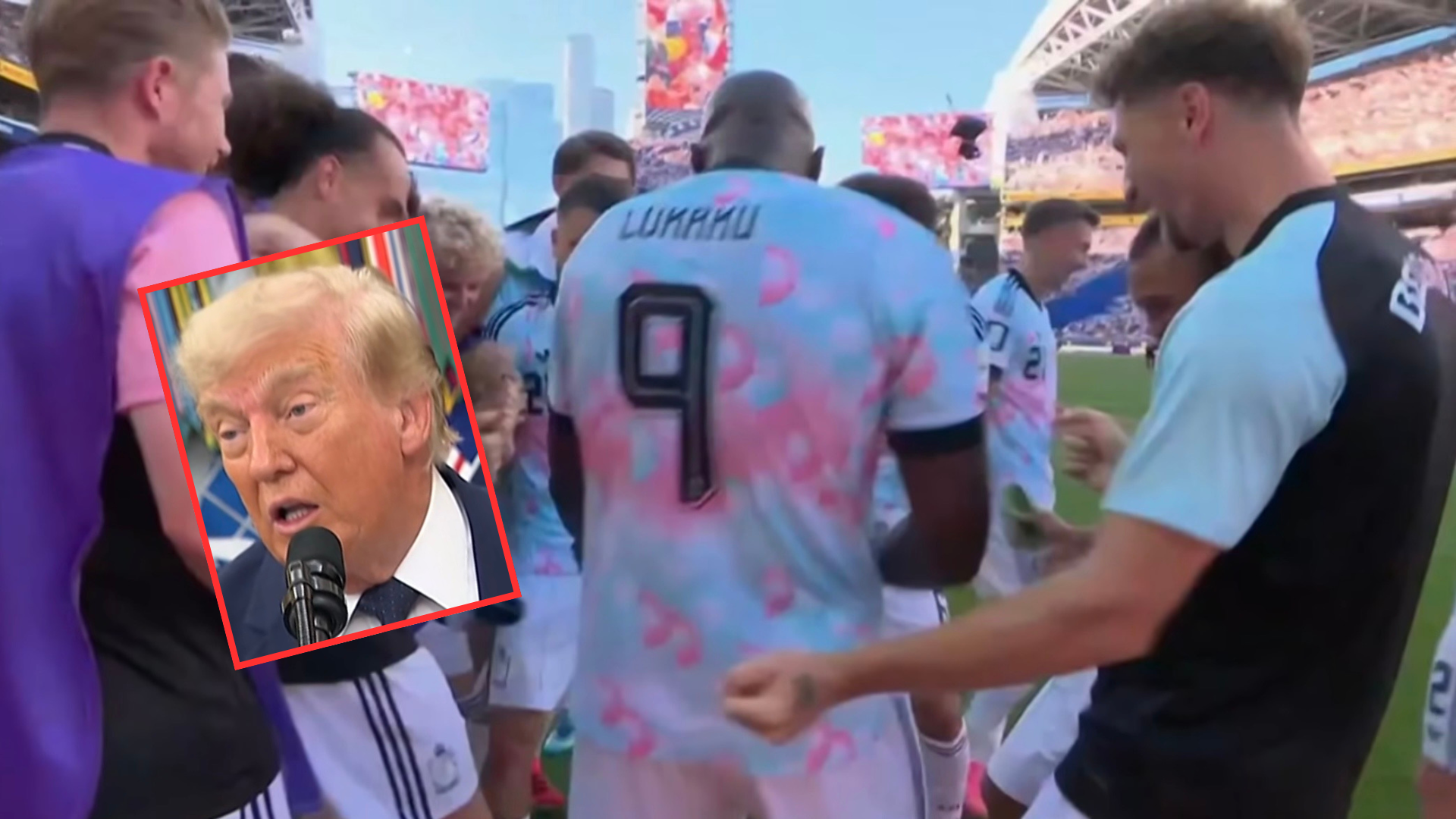 Trump upokorzony na oczach świata, piłkarze Belgii wycięli mu numer! „Drwią na jego boisku” [WIDEO]
