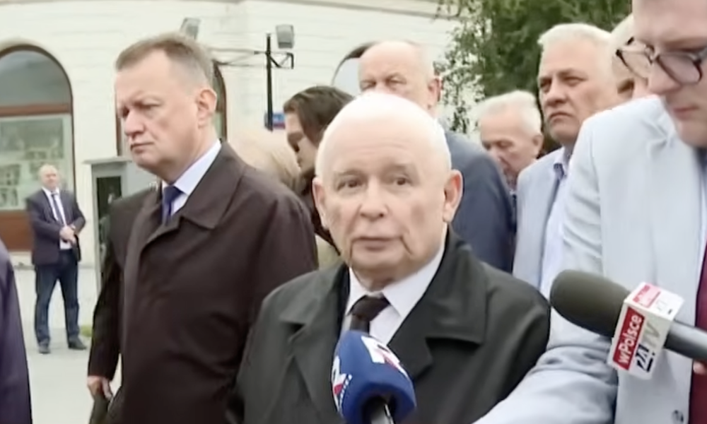 Kaczyński awantura na miesięcznicy