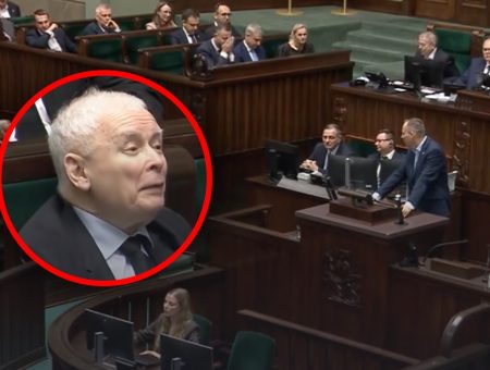 Kaczyński w Sejmie 