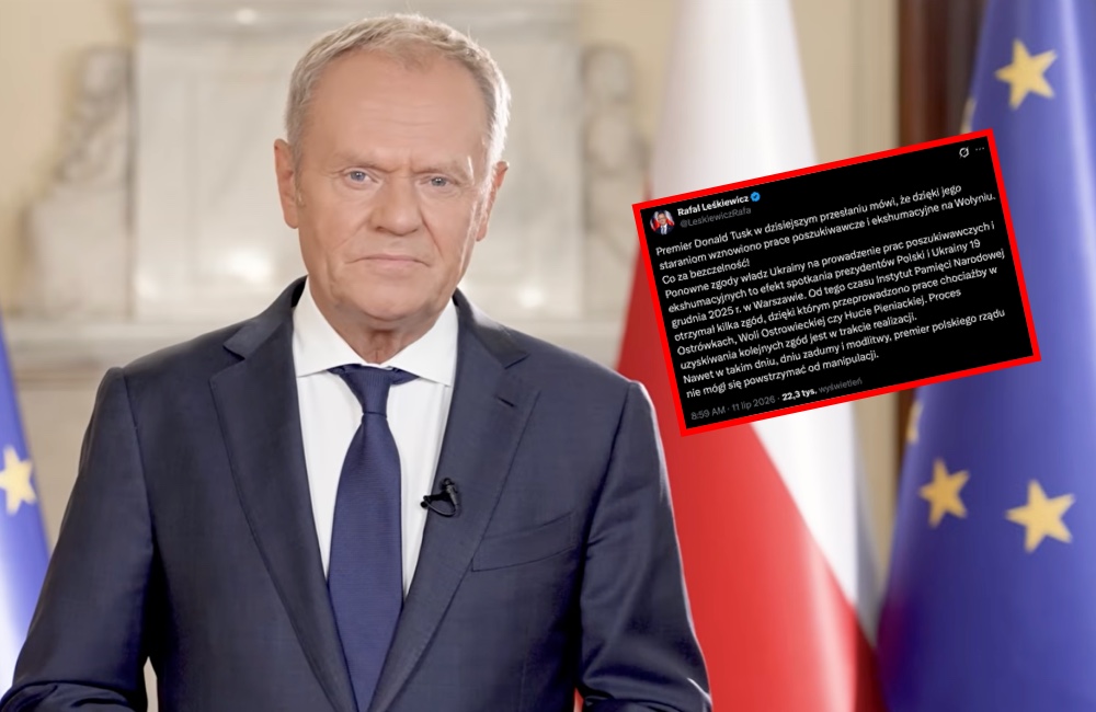 W Pałacu zawrzało po TYCH słowach Tuska ws. Wołynia. Człowiek Nawrockiego już grzmi! „Bezczelność”