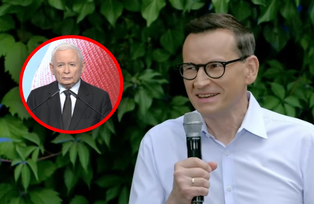 Prezes patrzy i nie wierzy, a KTO to pojawił się na imprezie Morawieckiego?! „Dziś już była przyjaciółka”