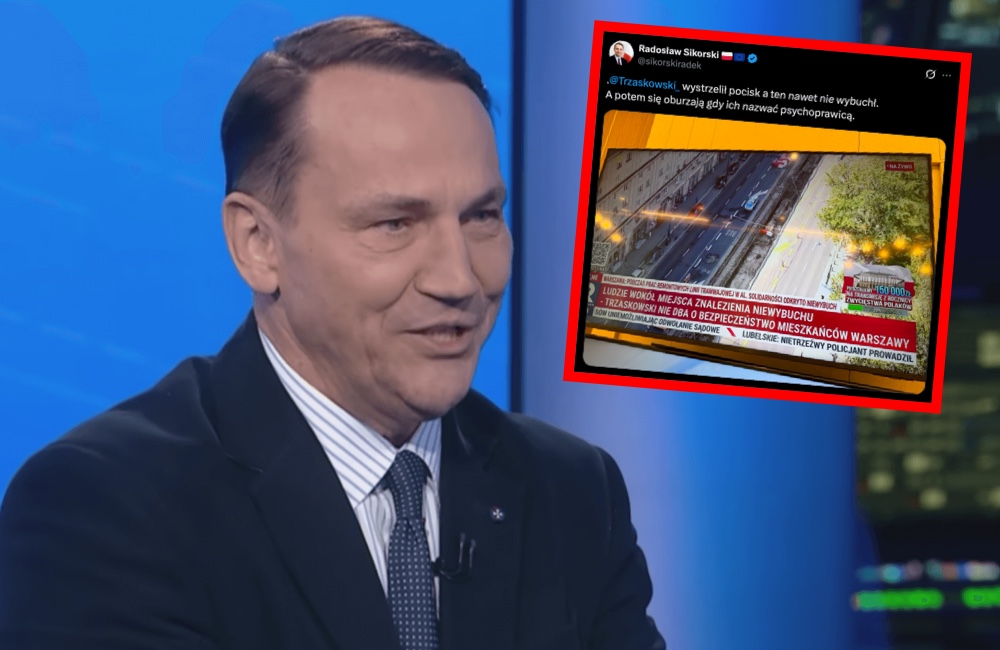 Sikorski zobaczył, co pokazała Republika i… Ależ sobie zakpił! „Trzaskowski wystrzelił”