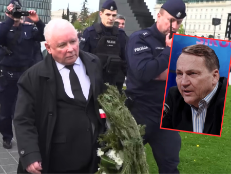 Sikorski miesięcznica smoleńska Kaczyński 