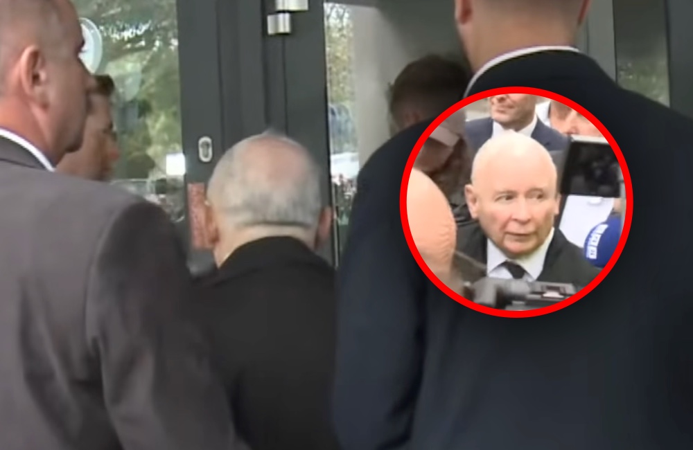 Nie wpuścili prezesa! Kaczyński odbił się od drzwi, pod budynkiem awantura. „Precz z komuną!”
