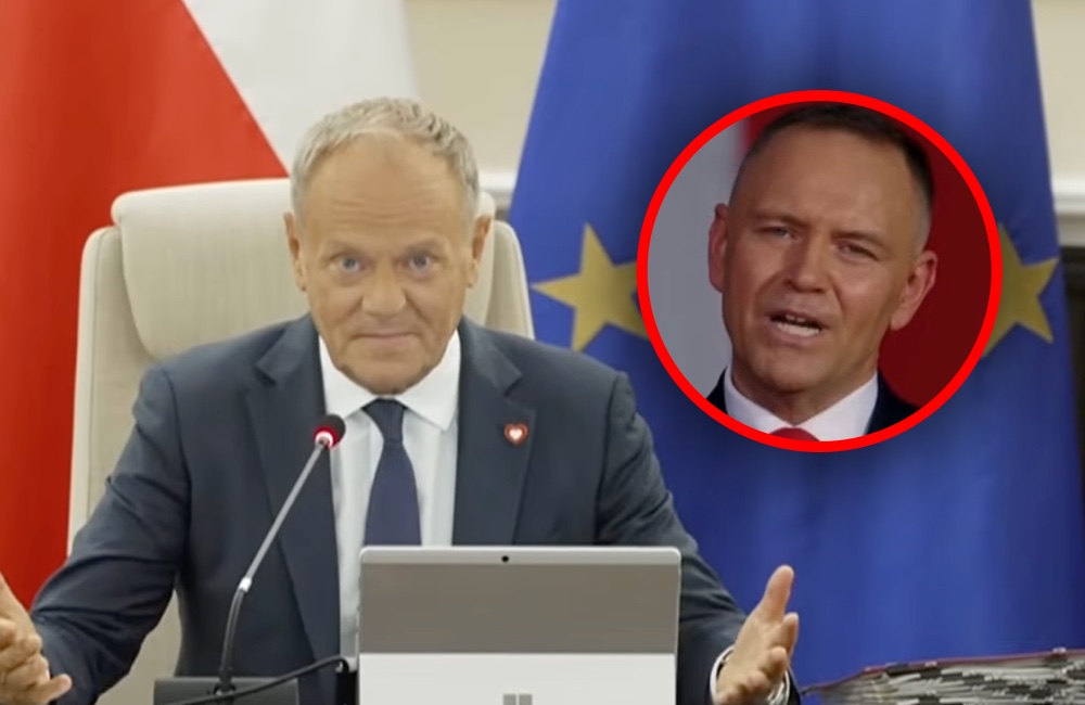 Nawrocki w USA, ale TE słowa Tuska na pewno usłyszy. Ostra szpileczka! „Proszę podpisać coś…” [WIDEO]