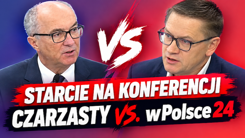 Starcie na konferencji! Tak marszałek zareagował na pytania prawicowych mediów