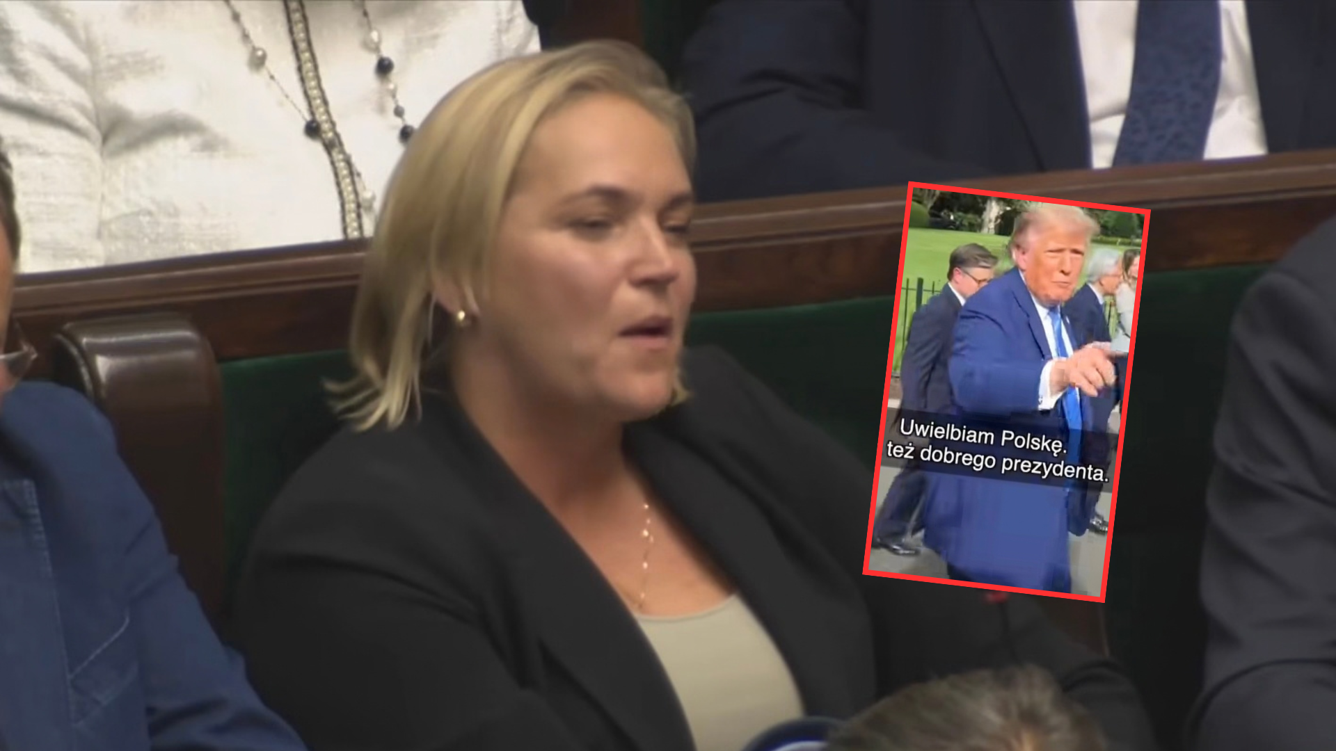 Chorosińska zobaczyła nagranie z Trumpem i… Co za teoria! „Zobaczył TVN24 i nie wytrzymał”