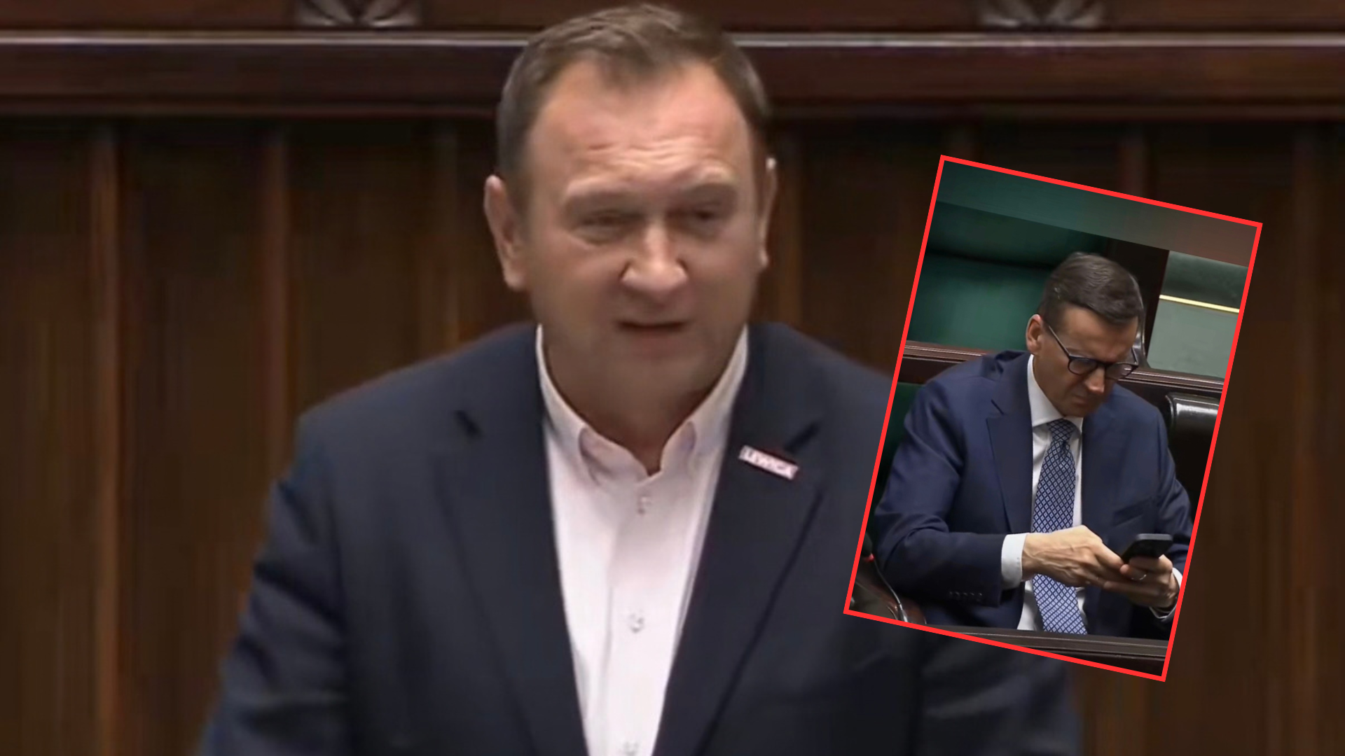 Wszystko się nagrało! Kamery nagle pokazały Morawieckiego, a on… „Pan tu ma czelność przyjść i…”