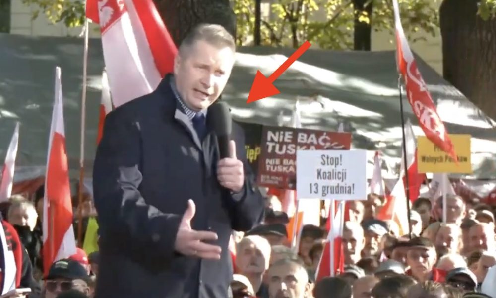 Czarnek przemawia pod TK