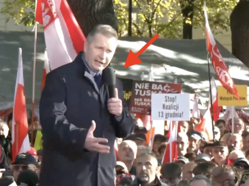 Czarnek przemawia pod TK 