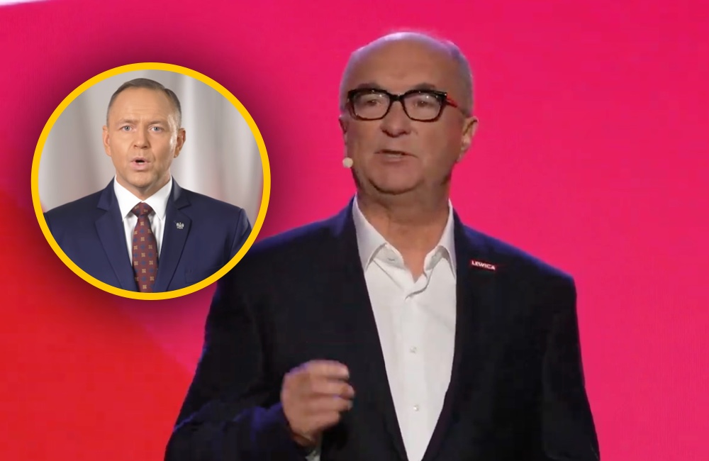 Czarzasty wyszedł na scenę i zganił Nawrockiego. Padły mocne słowa! „Nie ma pan prawa…”